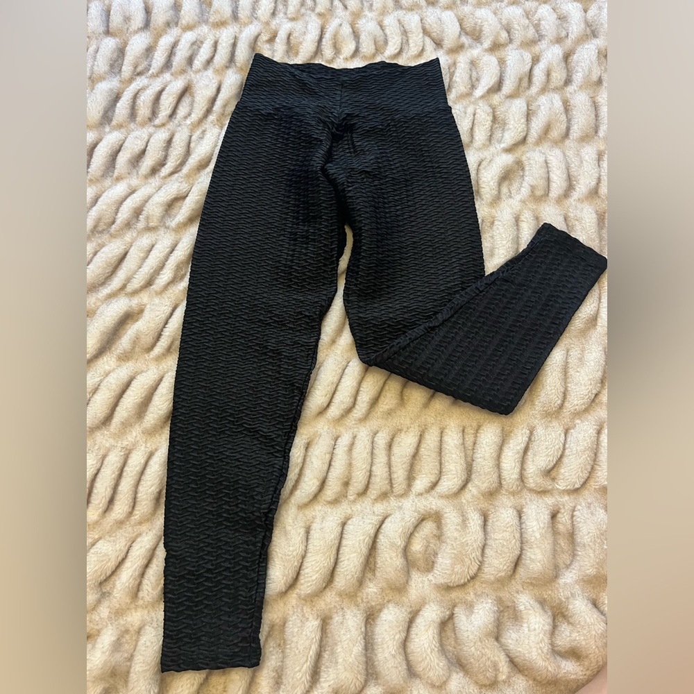 Booty by Brabants Croco Skin Black Leggings